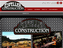 Tablet Screenshot of esfellerconstruction.com
